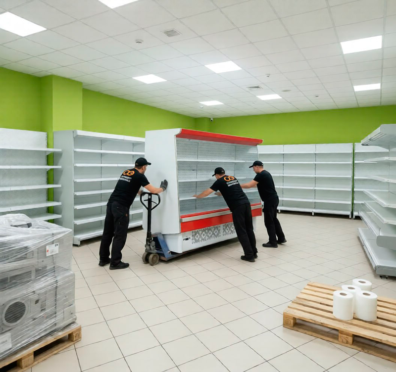 Переезд магазина в Авдеевке